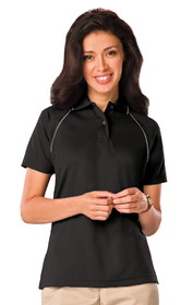 Blank Blue Generation BG6220 Ladies' Wicking Polo with Contrast Piping